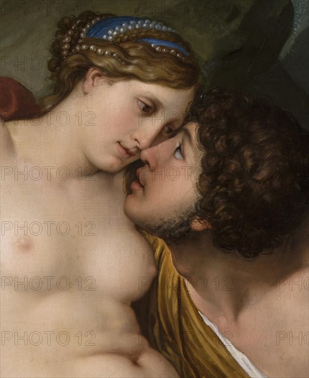 Rinaldo and Armida (Detail), 1812-1813. Creator: Hayez, Francesco (1791-1882).