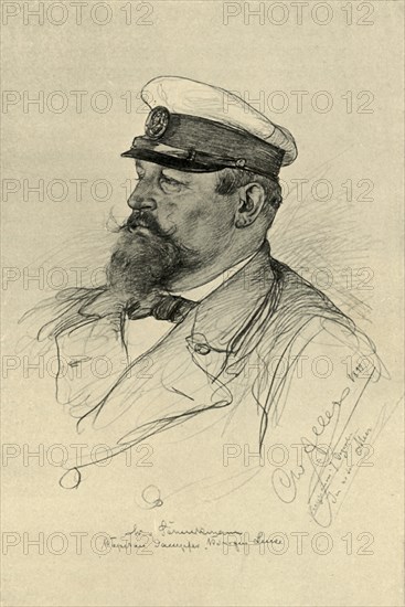 Steamship captain, 1898. Creator: Christian Wilhelm Allers.