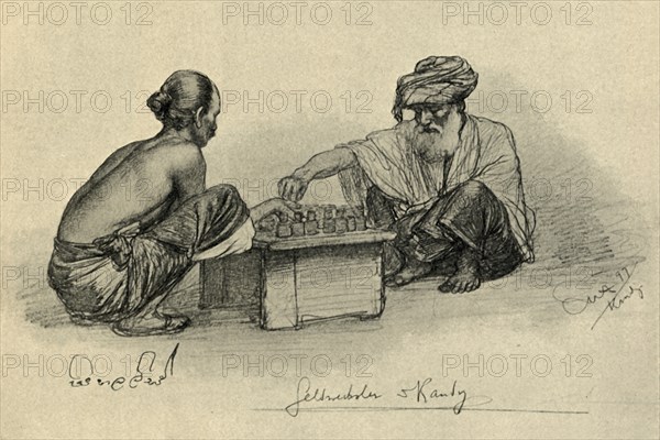 Money[lender?], Kandy, Ceylon, 1898. Creator: Christian Wilhelm Allers.