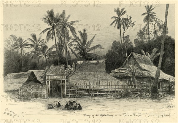 Kampong near Jomblang, Semarang, Java, 1898. Creator: Christian Wilhelm Allers.