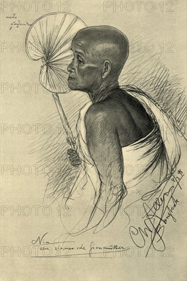 Nim - a Siamese grandmother, Bangkok, 1898.  Creator: Christian Wilhelm Allers.