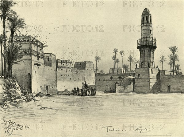 Houses in Nagada, Egypt, 1898. Creator: Christian Wilhelm Allers.