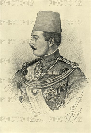 Abbas II Helmy Bey, Koubbeh Palace, Cairo, Egypt, 1898.  Creator: Christian Wilhelm Allers.