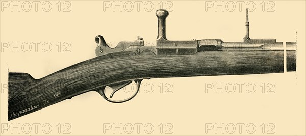 'Chassepot Breech-Loader - Elevation', c1872. Creator: Unknown.