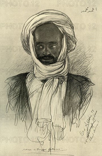 Man on board the 'Hatasoo' steamboat, Egypt, 1898. Creator: Christian Wilhelm Allers.