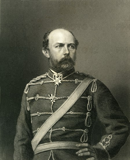 'Prince Frederick Charles', c1872. Creator: William Holl.