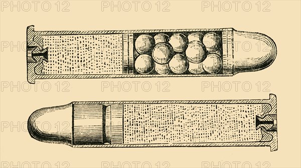 'The Gatling Mitrailleuse', c1872. Creator: Unknown.