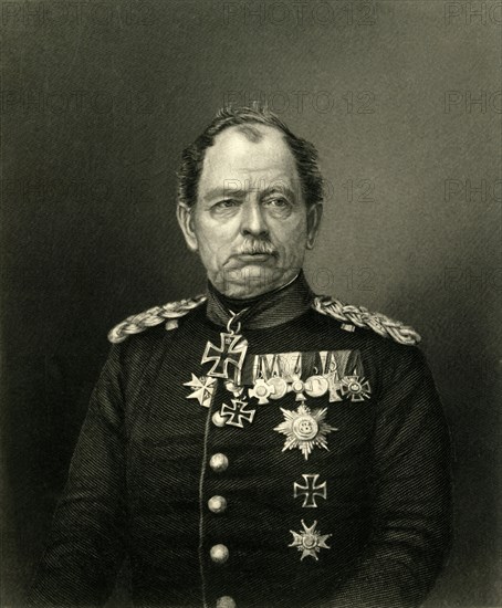 'General Von Werder', c1872. Creator: Cook.