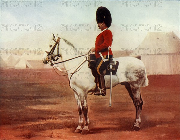 'Sergeant-Major of the 2nd Dragoons. (Royal Scots Greys)', 1900. Creator: Gregory & Co.