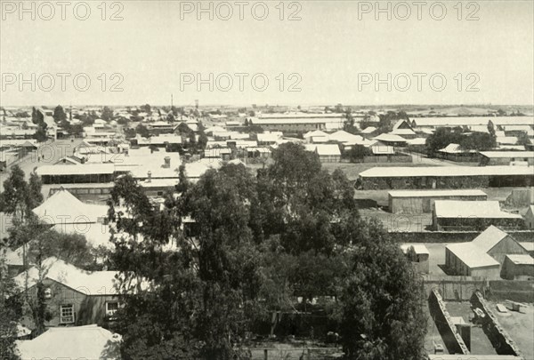 'Kimberley, as seen from the Rock Shaft', 1900. Creator: George Washington Wilson.