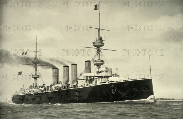 'H.M.S. "Powerful".', 1900. Creator: Symonds.