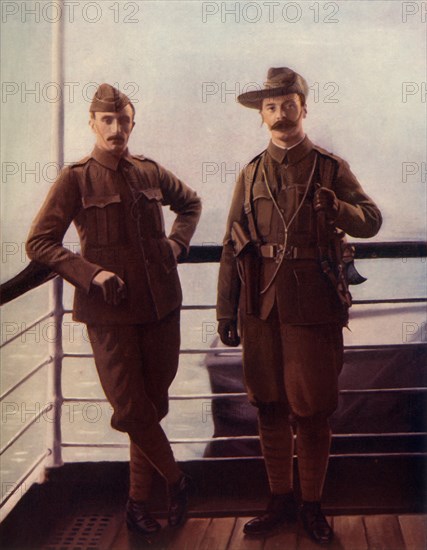 'Officers - City of London Imperial Volunteers', 1900. Creator: Gregory & Co.