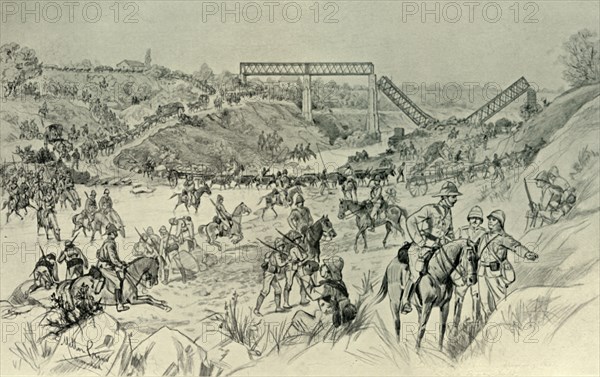 'The Great Advance: Lord Roberts's Column Crossing the Sand River Drift', 1901. Creator: Unknown.