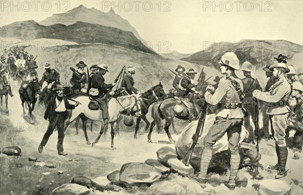 'The Surrender of Prinsloo's Force at the Caledon River', 1901. Creator: Ernest Prater.