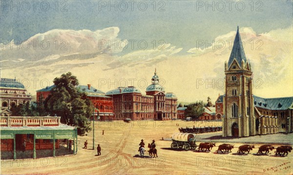 'Church Square, Pretoria', 1902. Creator: Donald McCracken.