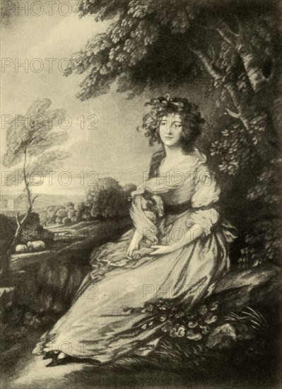 'Mrs. Sheridan', c1785, (1942). Creator: Gainsborough Dupont.