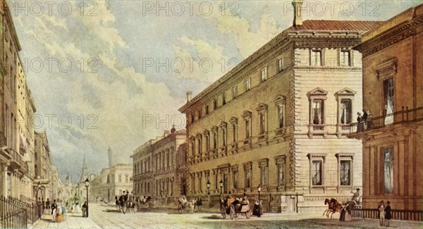 'The Reform Club, Pall Mall, London', 1837, (1947).  Creator: George Moore.