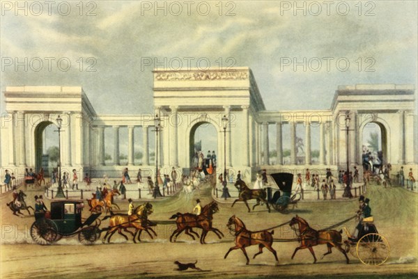 'Hyde Park Corner', 19th century, (1944).  Creator: Unknown.