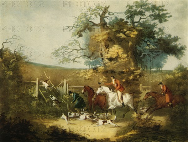 'Fox Hunting', 1806, (1944).  Creator: Richard Gilson Reeve.