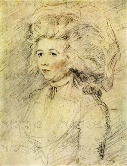 'Nancy Woodforde', late 18th-early 19th century, (1943). Creator: Samuel Woodforde.