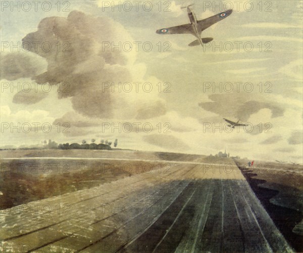 'Runway Perspective', 1941, (1944). Creator: Eric Ravilious.