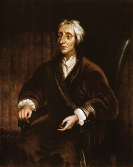 'John Locke', late 17th century, (1943). Creator: Sir Godfrey Kneller.
