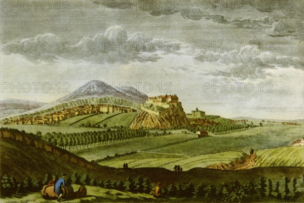 'Edinburgh from the West, in the Time of David Hume', c1750, (1943). Creator: Paul Sandby.