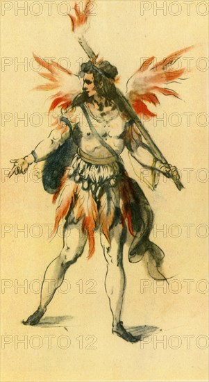 'A Fiery Spirit', 1613, (1942).  Creator: Inigo Jones.