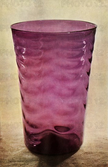 Large glass vase, 1946.  Creator: Unknown.