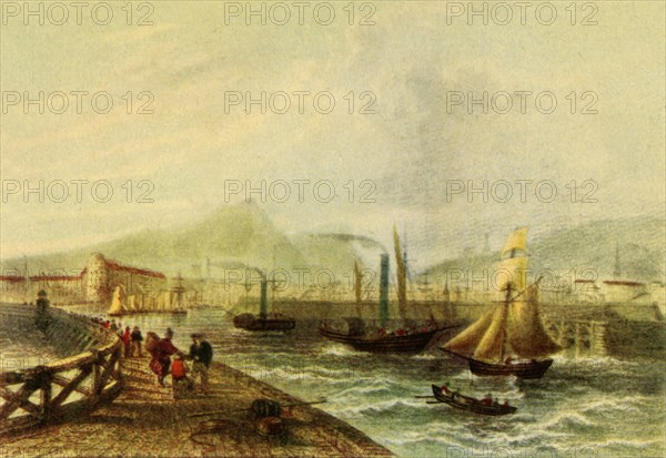 Leith Harbour, c1840, (1942).  Creator: Unknown.