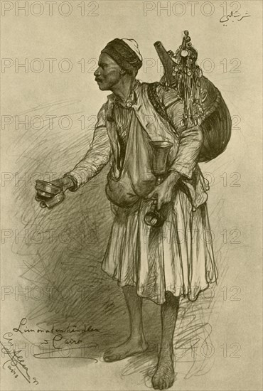 Lemonade-seller, Cairo, Egypt, 1898. Creator: Christian Wilhelm Allers.