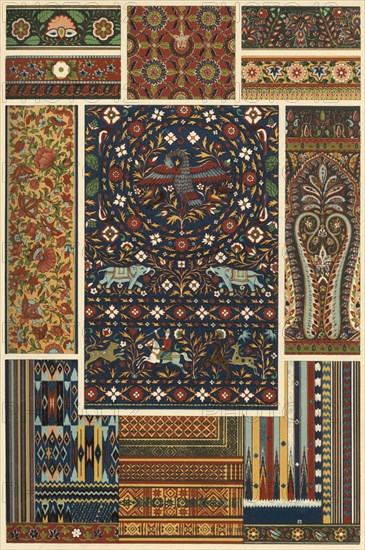 Indian embroidery, weaving, plaiting and lacquerwork, (1898). Creator: Unknown.