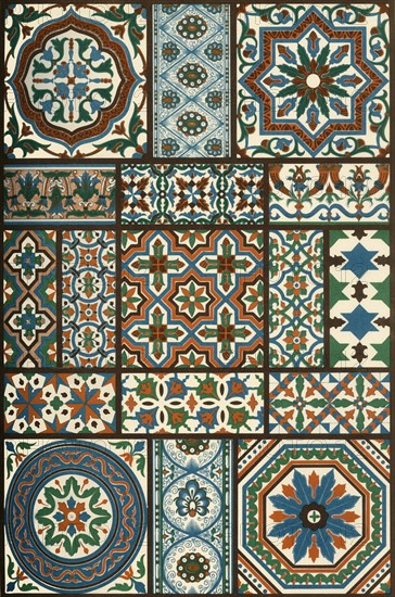 Italian Renaissance polychrome ceramics, (1898). Creator: Unknown.