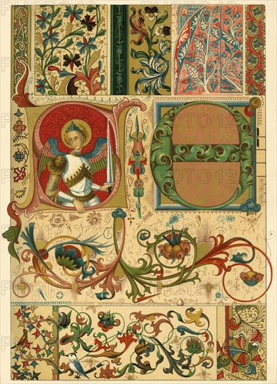 Medieval illuminated manuscrits, (1898). Creator: Unknown.