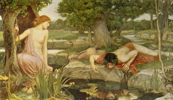 'Echo and Narcissus', 1903, (c1915). Creator: John William Waterhouse.