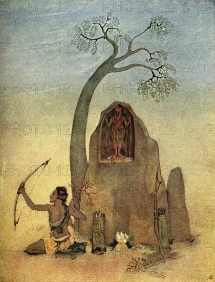 'Ekalavya', 1920. Creator: Unknown.