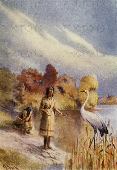 Will you carry us over the river?' she asked', 1914. Creator: Unknown.