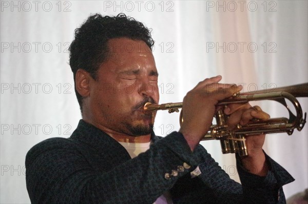 Jay Phelps, Xhosa Cole Quartet, Watermill Jazz Club, Dorking, Surrey, 21 Jan 2020. Creator: Brian O'Connor.