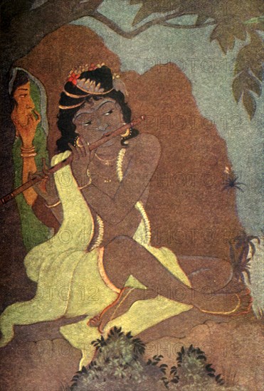 'Radha and Krishna', 1920. Creator: Unknown.