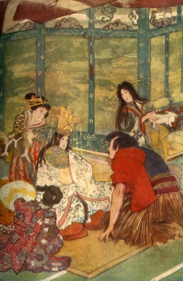 'Urashima and the Sea King's Daughter', 1912. Creator: Evelyn Paul.
