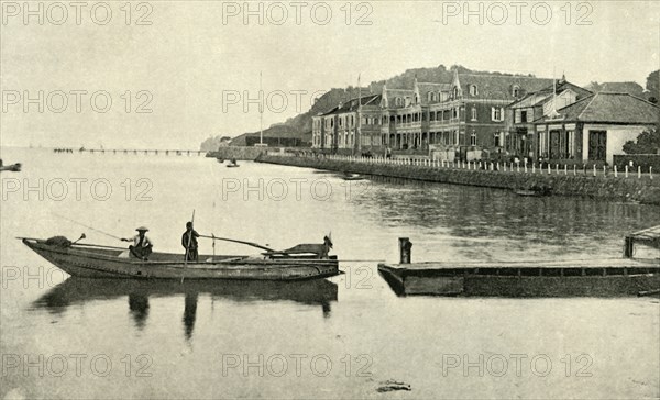 'The Hatoba and Grand Hotel, Yokohama', 1891. Creator: Unknown.