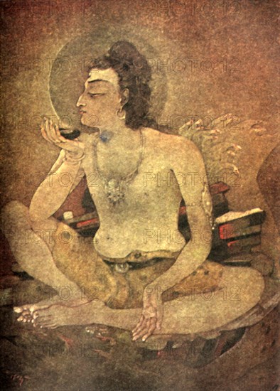 'Shiva drinking the World-Poison', 1920. Creator: Unknown.