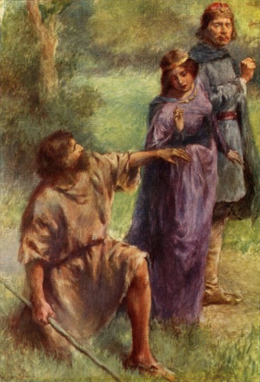 Pray, give me your hand that I may see your ring!, 1917. Creator: Unknown.