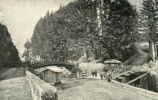 'The Red Bridge, Nikko', 1891. Creator: Unknown.