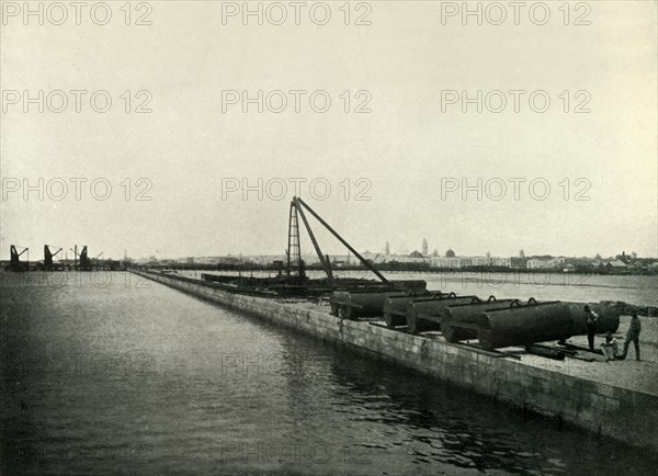 'Mexico's Artificial Harbours: The New Port Works at Vera Cruz, A Solid and Costly Enterprise', 1919 Creator: Unknown.