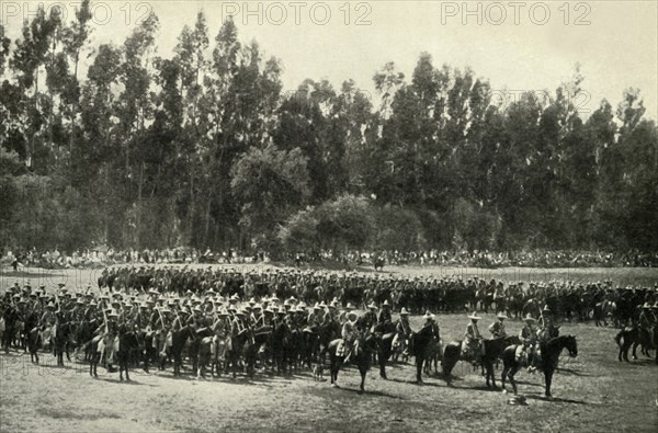 'The Famous Mexican "Rurales", or Rural Mounted Police', 1919. Creator: Unknown.