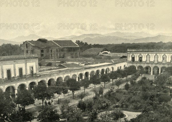 'The Pacific Coast Zone; The Plaza and Environs of the City of Colima', 1919. Creator: Unknown.