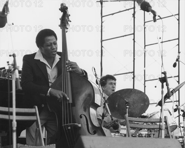 Shelly Manne and Major Holley, Capital Radio Jazz Festival, 1979. Creator: Brian Foskett.