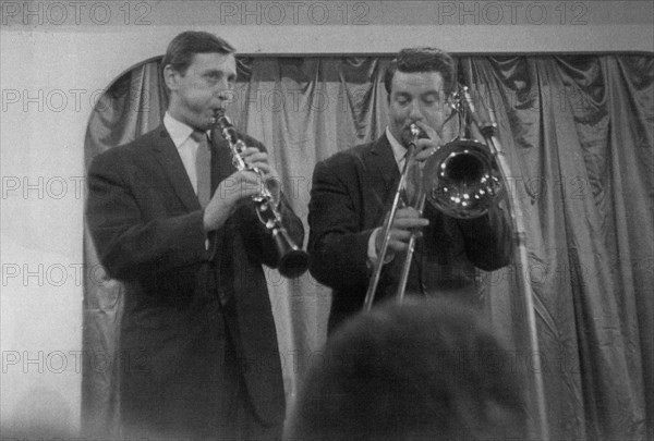 Archie Semple and Roy Crimmins, c1961. Creator: Brian Foskett.