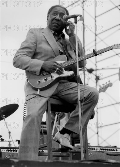 Muddy Waters, Capital Radio Jazz Festival, London, 1979. Creator: Brian Foskett.